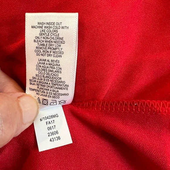 MATERIAL GIRL bright red lace cold shoulder dress size XL - Picture 2 of 13